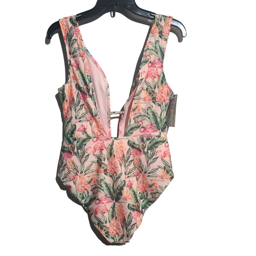 Lia Sahara Plunge One Piece NWT